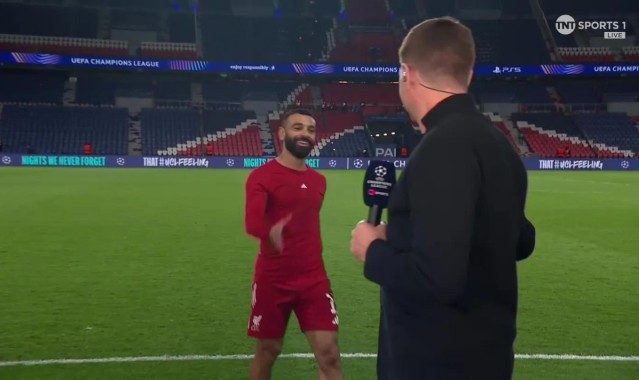 华体会网站-枯坐90分钟，萨拉赫赛后与杰拉德打招呼后拒绝了采访请求